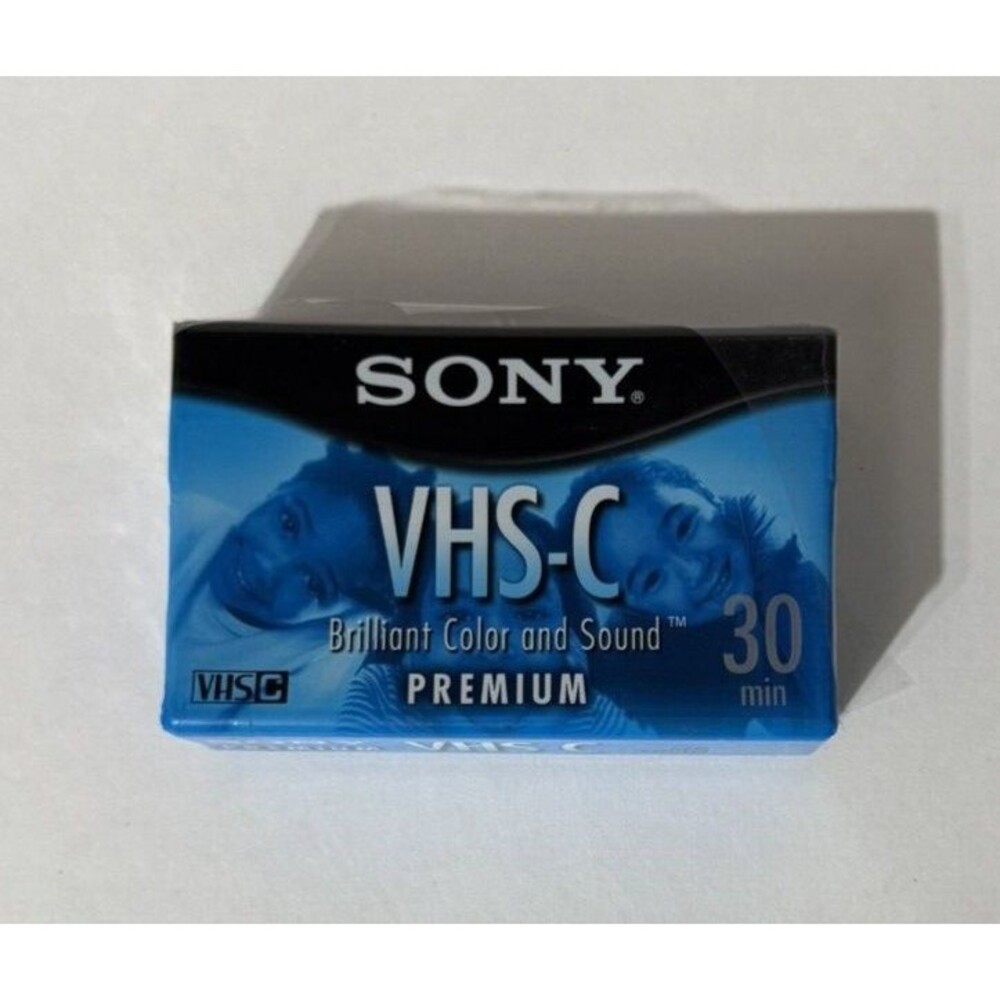 Sony VHS-C 30 min Premium Grade Camcorder Cassette Tape TC-30VHGL ~‎ NEW